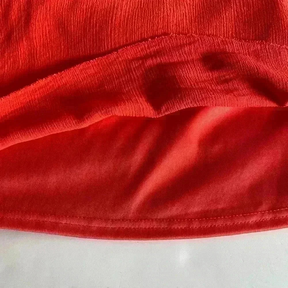 Rebellion Orange Dress with Embroidery Front - Picture 8 of 10